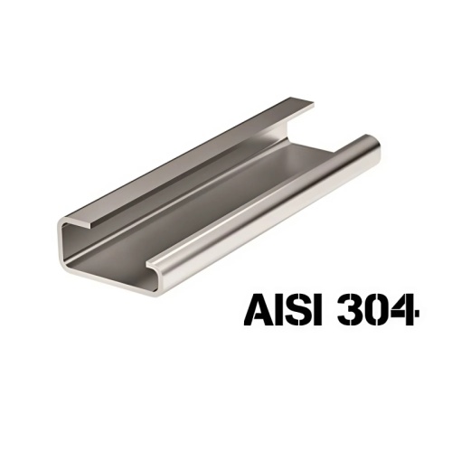 Дин-рейка из нержавеющей стали, с насечкой G1, 32х15мм. | код 02120SS | DKC Дин-рейка из нержавеющей стали, с насечкой G1, 32х15мм. | код 02120SS | DKC