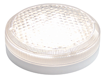 Светильник светодиодный ЛУЧ-220-С 83ДФА1 фото и акустический датчики дежурный режим 8вт 1050Лм 4000К IP54 | код 535509539 | ЭиА