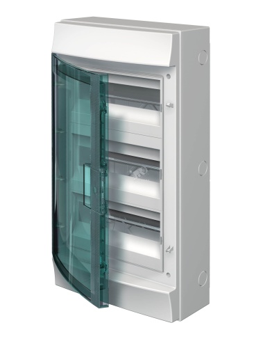 Бокс настенный Mistral41 36М N+PE зеленая дверь (3ряда) | код 1SPE007717F0621 | ABB