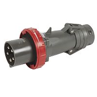 Прямая вилка Hypra - IP 66/67-55 - 3К+Н+3 - 63 А - пластик | код 059448 | Legrand