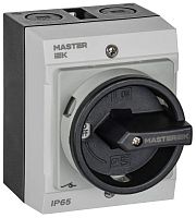 Переключатель кулачковый в боксе закрытая рукоятка 10А схема 91 | код MI-CS21-010-091 | IEK