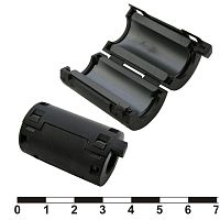 Фильтр ферритовый на провод RUICHI ZCAT2132-1130-BK, чёрный, в корпусе | код 72355 | Ruichi