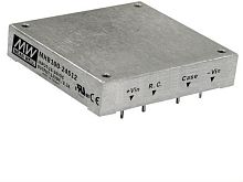 Источник питания DC-DC, 100Вт, вход 36…75В, выход 24В/4.17А, рег.выхода ±10% Uном, изоляция 1500В DC, в корпусе на печатную плату 57.9х61x12.7мм, -40…+100С, дист вкл/выкл | код MHB100-48S24 | MeanWell