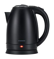Чайник электрический Starwind SKS2051 1.8л. 1800Вт черный корпус: металл/пластик | код 1507370 | STARWIND