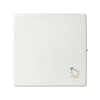 Клавиша с пиктограммой лампа для 75150-, 75152-39, S82,82N белый | код 82018-30 | Simon