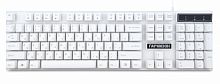 Клавиатура Гарнизон GK-200, USB, белый, механизированные клавиши, кабель 1.4м | код GK-200 | Гарнизон