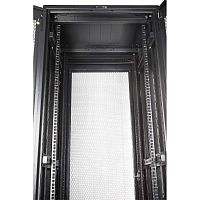 Шкаф 19 Business, 42U 600x600, без дверей, с перфорированными боковыми стенками, черный | код TWT-CBBP-42U-6x6-00 | TWT