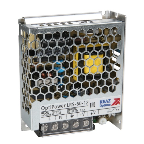 Блок питания OptiPower LRS 35-12 3A | код 328864 | КЭАЗ Блок питания OptiPower LRS 35-12 3A | код 328864 | КЭАЗ