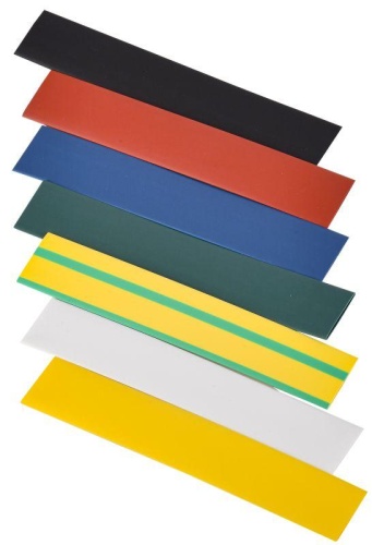 Набор трубок термоусадочных нг-LS 10/5 100мм 7 цветов по 3шт | код. UDR10-010-005-021-S | IEK