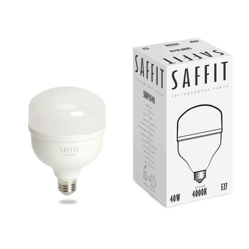 Лампа светодиодная 40Вт 230В E27 4000К T100 SBHP1040 SAFFIT 55092 Лампа светодиодная 40Вт 230В E27 4000К T100 SBHP1040 SAFFIT 55092