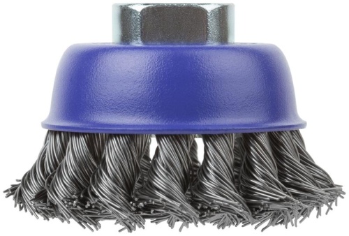 Щетка для УШМ, М14, Чашка, крученая витая проволока 0,5 мм, 65 мм, блистер, Profi | код 82-897 | FIT Щетка для УШМ, М14, Чашка, крученая витая проволока 0,5 мм, 65 мм, блистер, Profi | код 82-897 | FIT