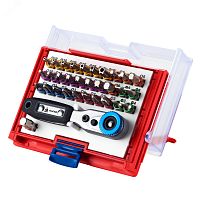 Набор вставок ''бит'' 1/4' TORX HEX PZ PH SLOT 33 предмета | код 058-10033C | Мастак