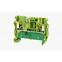 Клемма заземления PUSH-IN 10 мм2, на 2 подключения PGQ10 | код 3105070000 | Elmex