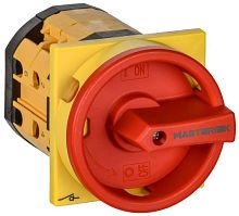 Переключатель кулачковый закрытая рукоятка аварийная 40А схема 10 | код MI-CS12-040-010 | IEK