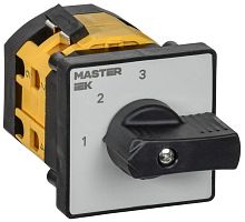 Переключатель кулачковый стандартная рукоятка 10А схема 82 | код MI-CS10-010-082 | IEK