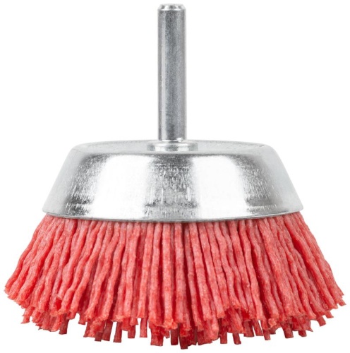 Щетка для дрели, Чашка, нейлон, 75 мм, блистер, Profi | код 82-920 | FIT фото 2