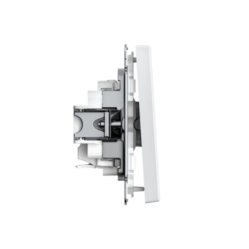 Выключатель кнопочный 1-кл. ArtGallery быстрозажим. клем. механизм бел. SE GAL000115S фото 7