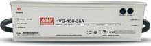 Источник питания AC-DC, 150Вт, IP65, вход 180…528В AC, 47…63Гц/254…747В DC, ККМ, выход 30В/5А, рег. выхода 27…33В/2.75…5A, изоляция 3750В AC, в кожухе 245х68х39, -40…+70С | код HVG-150-30A | MeanWell