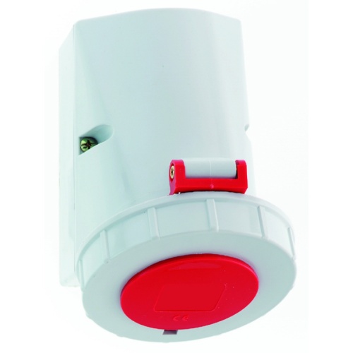 Розетка настенная 16А 4р(3P+РE) 400в 6h IP67 Bals1137 | код 1137 | Bals