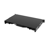 Полка оптическая выдвижная 1U с адатерами 6 х dupleх LC OS2 в комплекте с лицевой панелью. пигтейлами. сплайс-кассет(ой/ами) и гильзами КДЗС | код RNFP9DLCU6 | DKC