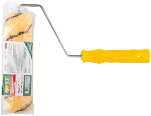 Валик полиакриловый с черной полоской диам. 40/61мм ворс 10.4мм 230мм беж. FIT 01854 фото 3 Валик полиакриловый с черной полоской диам. 40/61мм ворс 10.4мм 230мм беж. FIT 01854 фото 3