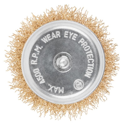 Щетка для дрели, Чашка, латунированная витая проволока 0,3 мм, 65 мм, блистер, Profi | код 82-911 | FIT фото 6