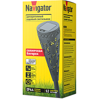 Светильник декоративный садовый NSL-16 на солнечн. батарее Navigator 93223