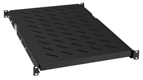 Cabeus JE05-1000-BK Полка 19 выдвижная для шкафов и стоек глубиной 1000 мм, цвет черный (RAL 9004) | код 8632c | Cabeus