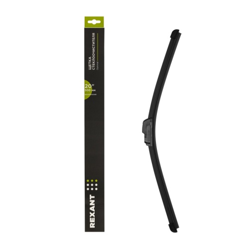 Щетка стеклоочистителя бескаркасная Optimal, 500мм REXANT | код 80-0914 | REXANT Щетка стеклоочистителя бескаркасная Optimal, 500мм REXANT | код 80-0914 | REXANT