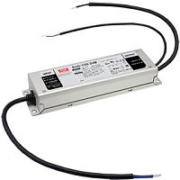 Источник питания AC-DC, 150Вт, IP67, вход 100…305В AC, 47…63Гц/142…431В DC, ККМ, выход 12...24В/6,25А, изоляция 3750В AC, в кожухе 219х63х35,5мм, -40…+70С, умный димминг с программатором SDP-001 | код ELG-150-24D2 | MeanWell