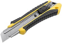 Нож технический 25мм усилен. прорезин. кассета 3 лезвия FIT 10327