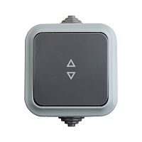 Выключатель на два направления одноклавишный для открытой установки влагозащищенный REXANT IP54, 10 А, А6 10-868(03) | код 78-0522 | REXANT