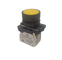 Выключатель кнопочный КМЕ-4110м-Л УХЛ3 1НО+НЗ 10А IP40 24В толкатель цилиндрический с индикацией d посадочного отверст. 22мм желт. ЭЛЬКОМ A8012-32100055