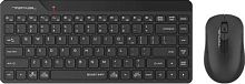Клавиатура + мышь A4Tech Fstyler FG2200 Air2 клав:черный мышь:черный USB беспроводная slim (FG2200 AIR2 BLACK) | код 2012304 | A4TECH