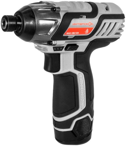 ШАУ-100/12Э ударный аккум. шуруповерт АПИ-Т (Li-ion, кейс, 2 аккум., 2,0 Ач, ЗУ) | код 808.2.2.70 | ИНТЕРСКОЛ