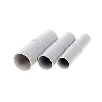 Муфта соединительная для трубы o25мм, серая IP44 (50 шт/уп) REXANT | код 28-0318-1 | REXANT