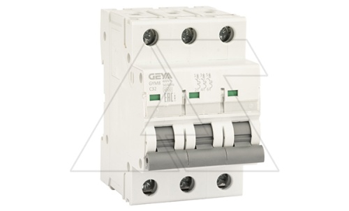 Авт. выключатель GYM8-3P-32C, 3P, 32A, хар-ка C, 4,5kA, 3M, без подкл. AU8, AL8. | код GYM83P32C_0 | GEYA Авт. выключатель GYM8-3P-32C, 3P, 32A, хар-ка C, 4,5kA, 3M, без подкл. AU8, AL8. | код GYM83P32C_0 | GEYA
