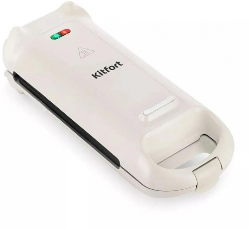 Вафельница Kitfort КТ-1690 700Вт черный/белый | код 2020032 | KITFORT