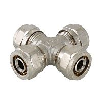 Крестовина обжимная 26х20х26х20 | код. VTm.341.N.262026 | VALTEC