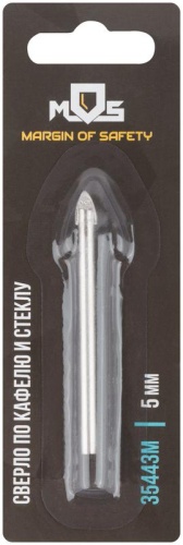 Сверло по кафелю и стеклу 5 мм | код 35443М | FIT фото 3