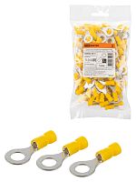 Наконечник кольцевой изолированный НКИ с легким вводом проводника 6,0-8 (100 шт.) TDM | код SQ0502-0210 | TDM