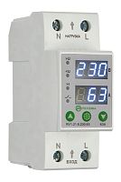 RV1.21.8.230.63 Реле контроля напряжения и тока L (~230В AC) 63А | код RV121823063| РЕЛЕОН