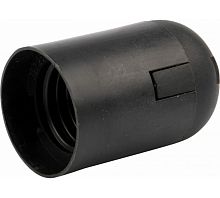 Патрон пластиковый термостойкий подвесной E27 черн. | код 11-8828 | Rexant