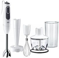 Блендер погружной Braun MQ3137.WH SAUCE + 750Вт белый | код 1593265 | Braun