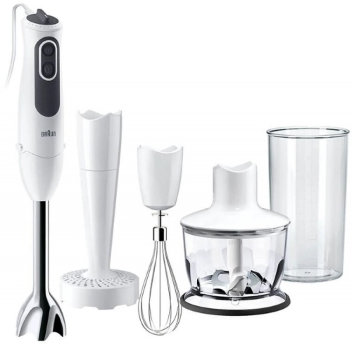 Блендер погружной Braun MQ3137.WH SAUCE + 750Вт белый | код 1593265 | Braun