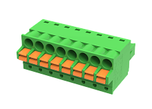 MC-RJ3.5H04P-0001 Разъём гнездовой MC, шаг 3.5 мм,4 конт.,зел., шт | код MC-RJ3.5H04P-0001 | SUPU