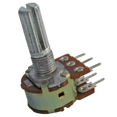 Потенциометр RUICHI 16K2 KC 2x1k, угол поворота 300 | код 66247 | Ruichi