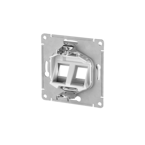 ATLASDESIGN НАКЛАДКА двойная для информационных функций типа Keystone, ЖЕМЧУГ | код ATN000490 | Systeme Electric фото 2