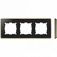Рамка 3 поста 82 DETAIL, графит | код. 8201630-247 | Simon