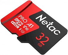 Флеш карта microSDHC 32GB Netac NT02P500PRO-032G-S P500 Extreme Pro w/o adapter | код 1937287 | NETAC